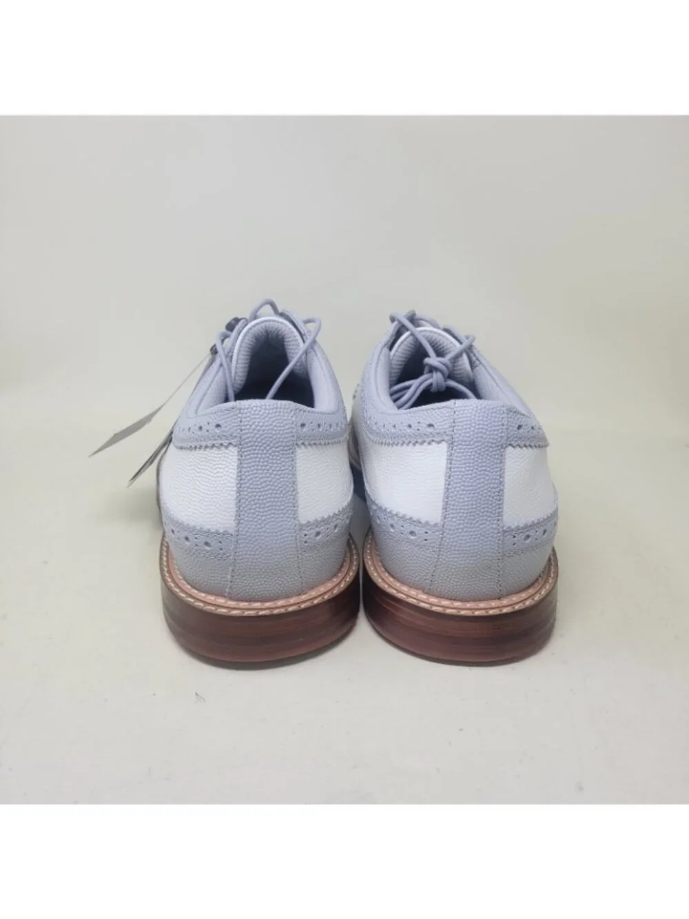 Men's 14 G/Fore Gallivanter White Grey Luxe Sole Longwing Golf Shoes GMF000011